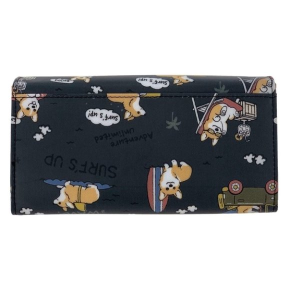 Waterproof Corgi Multifunctional Trifold Wallet - Picture 3 of 14